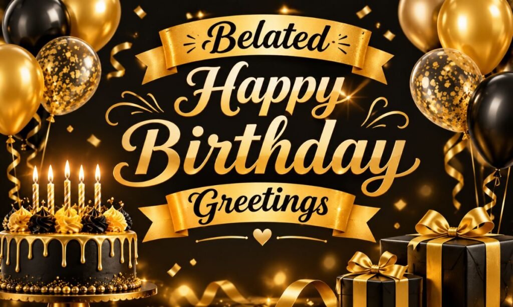 Belated Happy Birthday Greetings