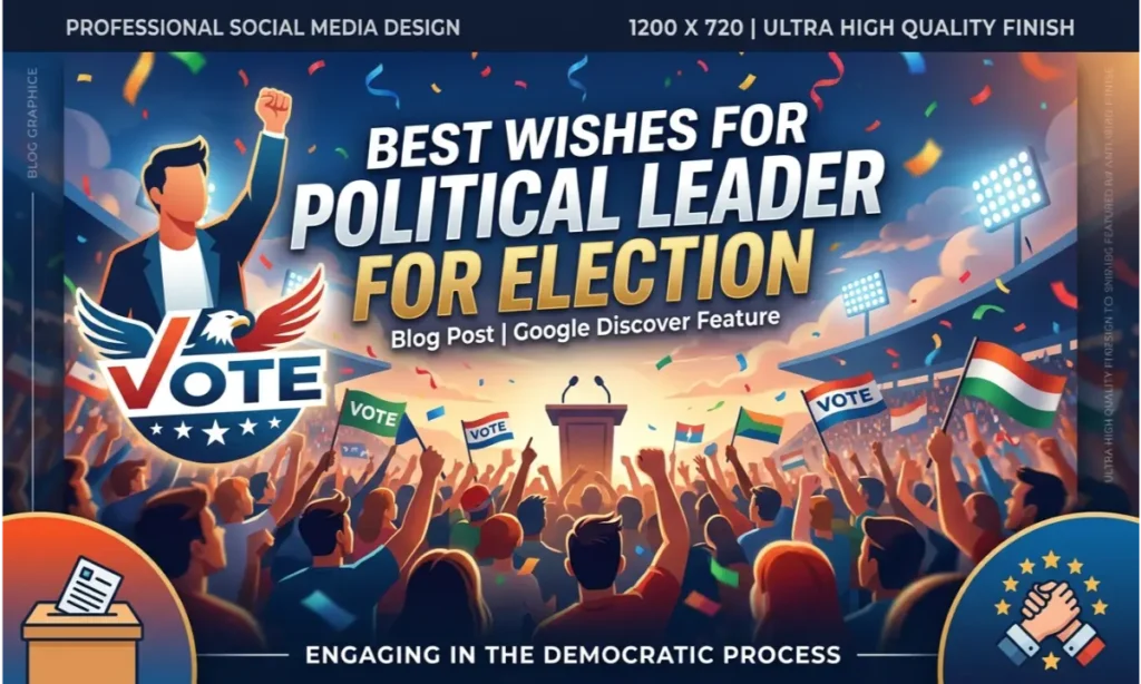 Best Wishes For Political Leader For Election