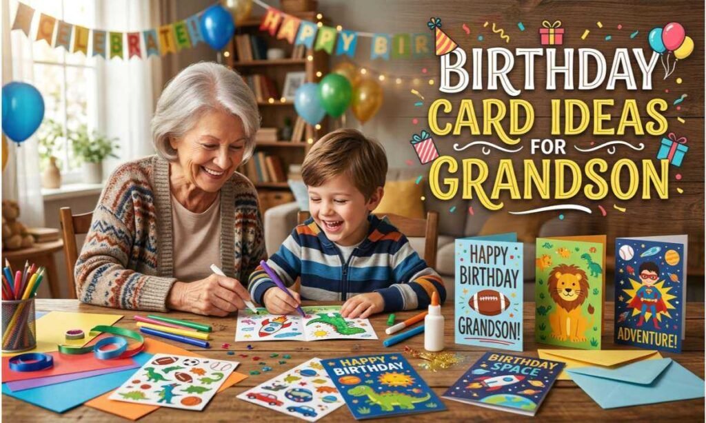 Birthday Card Ideas for Grandson