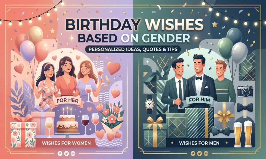 Birthday Wishes Based on Gender