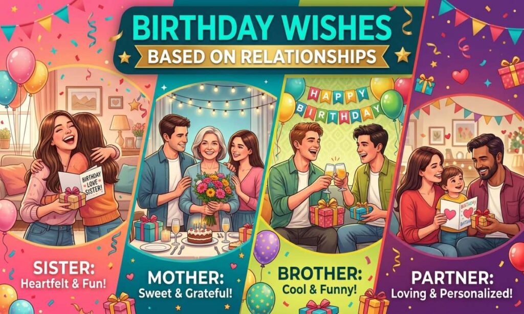 Birthday Wishes Based on Relationships