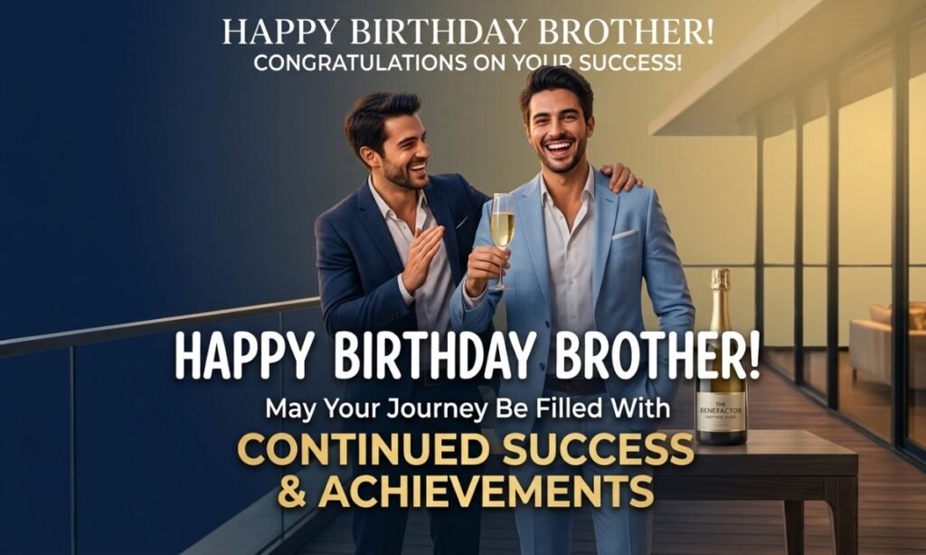 Birthday Wishes For Brother Success