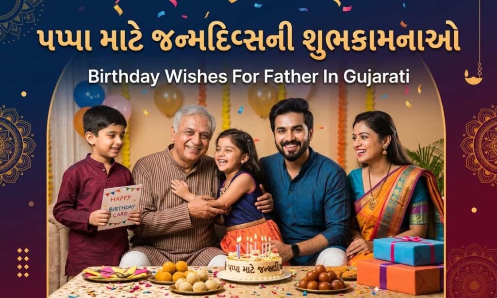 Birthday Wishes For Father In Gujarati