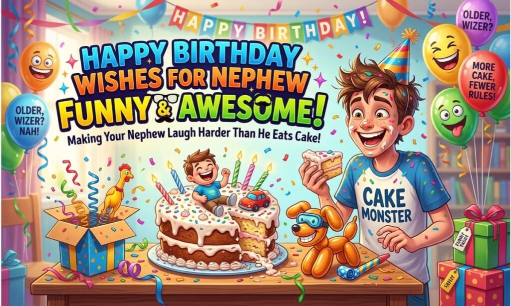 Birthday Wishes For Nephew Funny