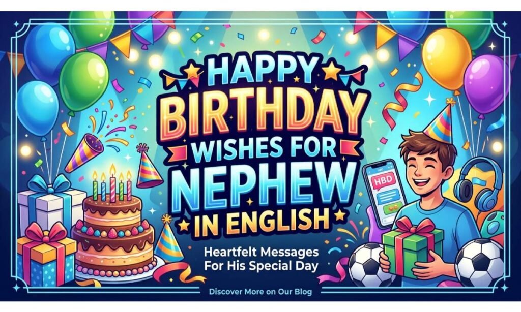 Birthday Wishes For Nephew In English