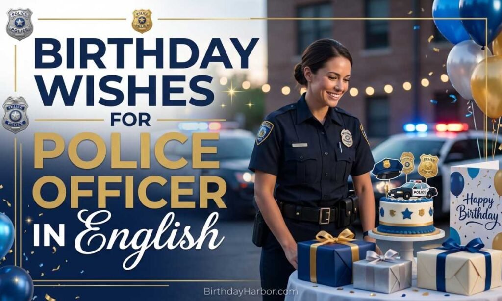 Birthday Wishes For Police Officer In English