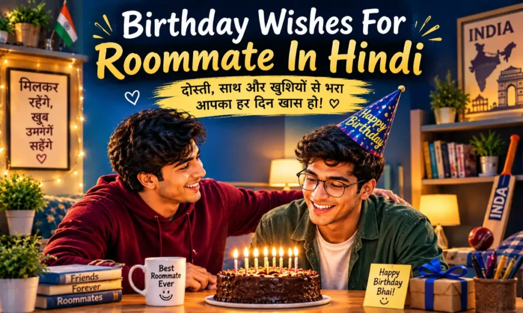 Birthday Wishes For Roommate In Hindi