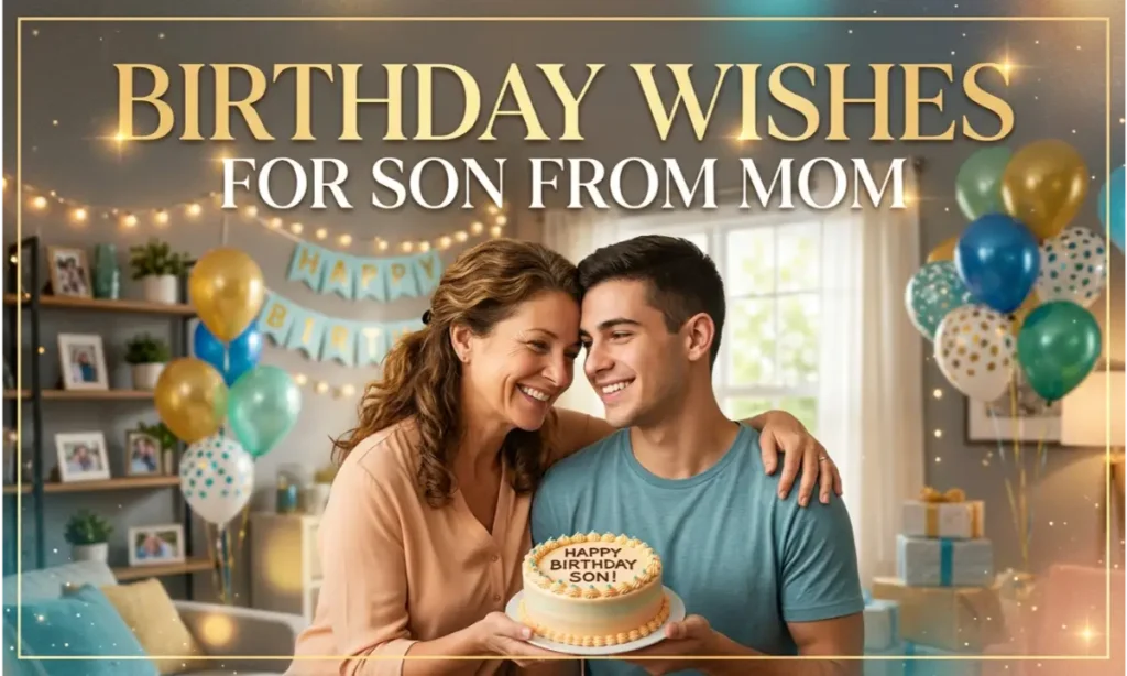 Birthday Wishes For Son From Mom