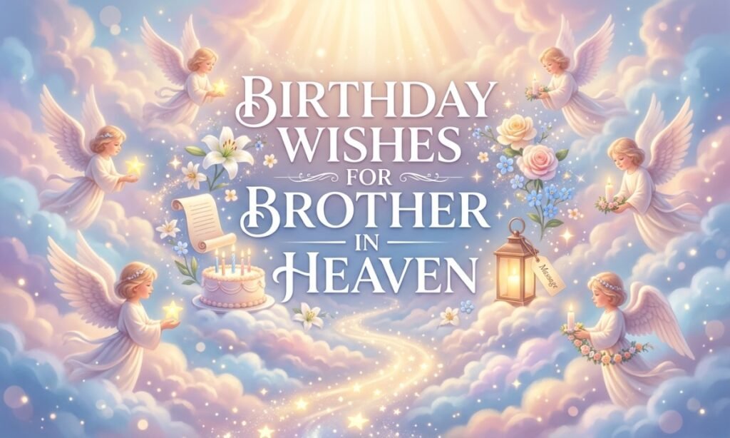 Birthday Wishes for Brother in Heaven