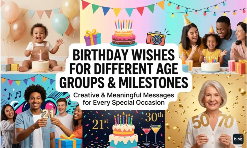 Birthday Wishes for Different Age