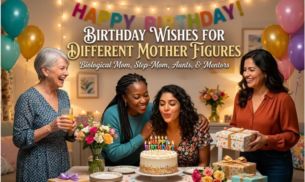 Birthday Wishes for Different Mother Figures