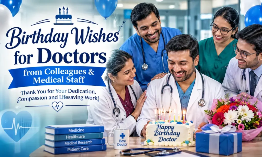 Birthday Wishes for Doctors from Colleagues & Medical Staff
