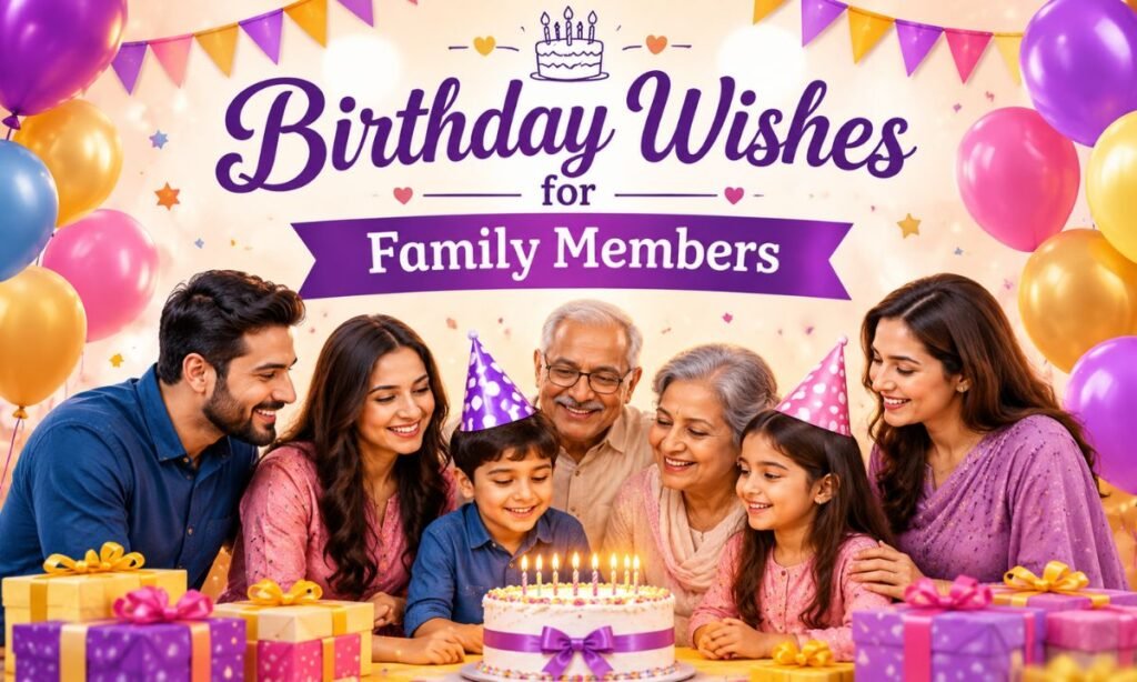 Birthday Wishes for Family Members