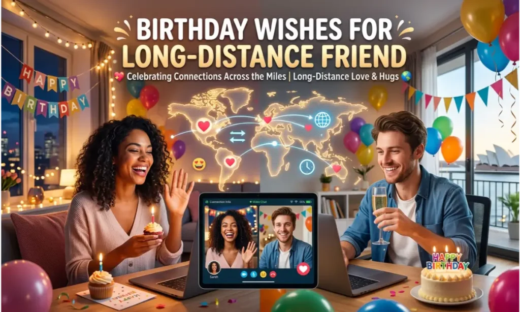 Birthday Wishes for Long-Distance
