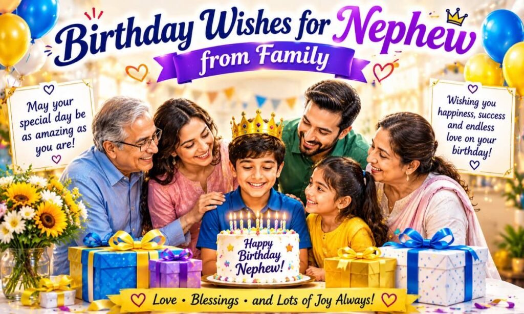 Birthday Wishes for Nephew from Family