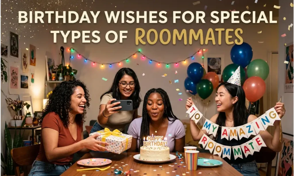 Birthday Wishes for Special Types of Roommates