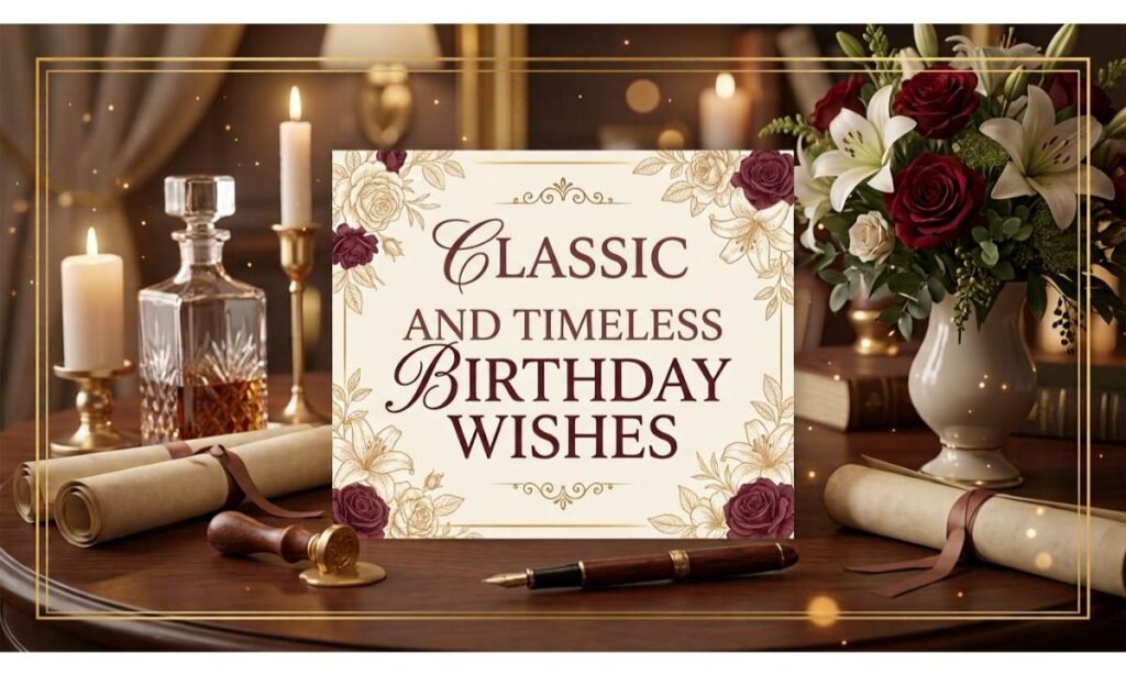 Classic and Timeless Birthday Wishes