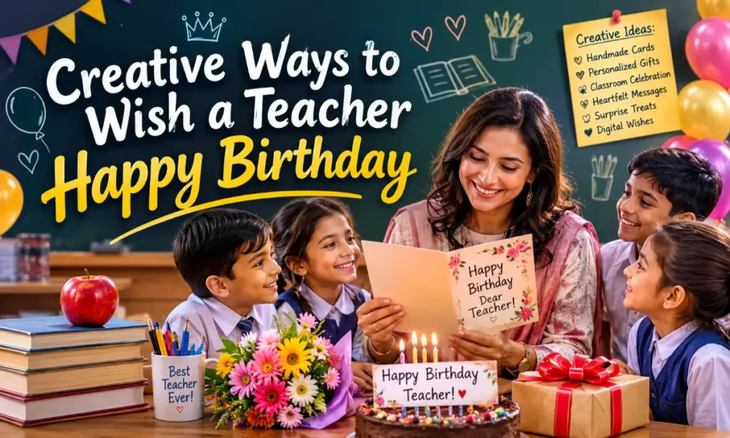 Creative Ways to Wish a Teacher Happy Birthday