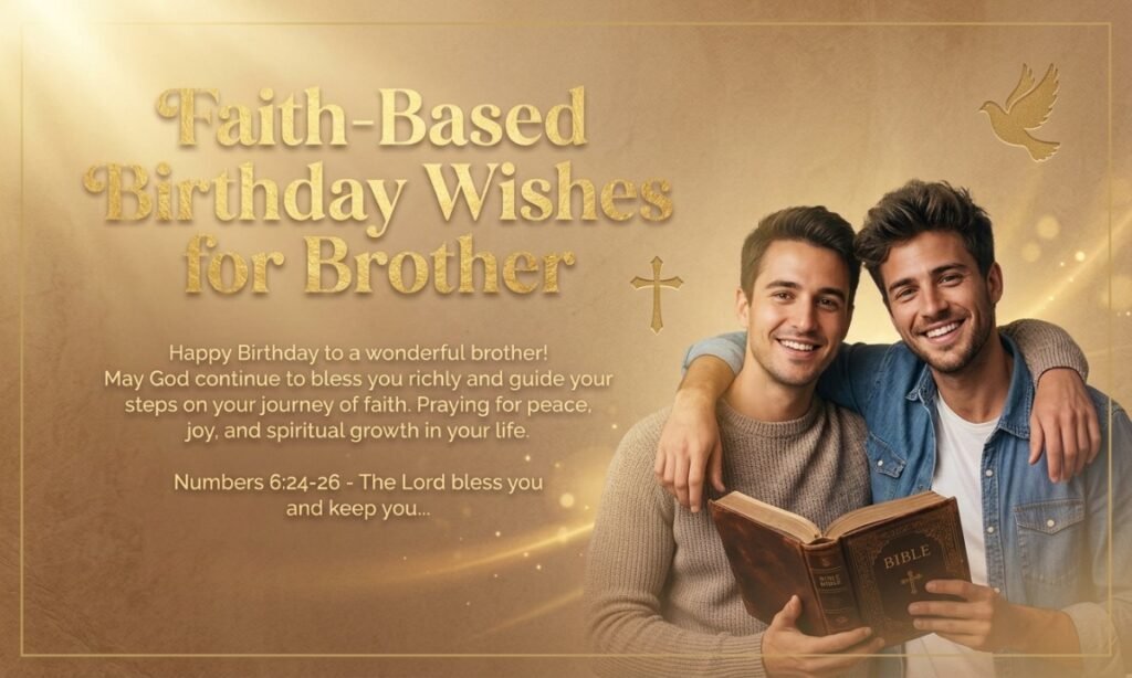 Faith-Based Birthday Wishes for Brother