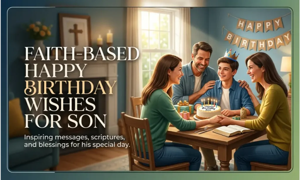 Faith-Based Happy Birthday Wishes For Son