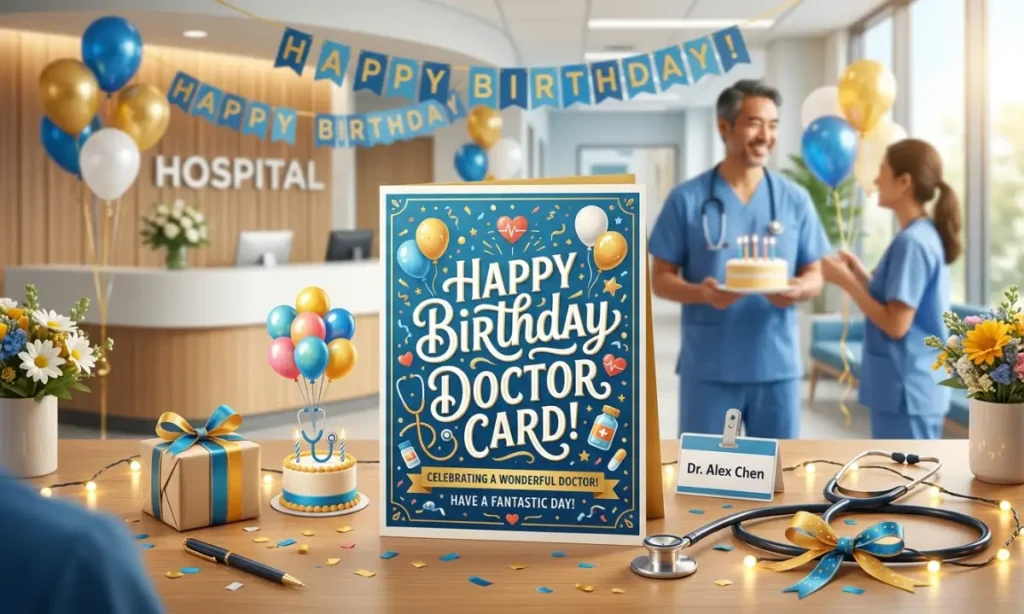 Happy Birthday Doctor Card