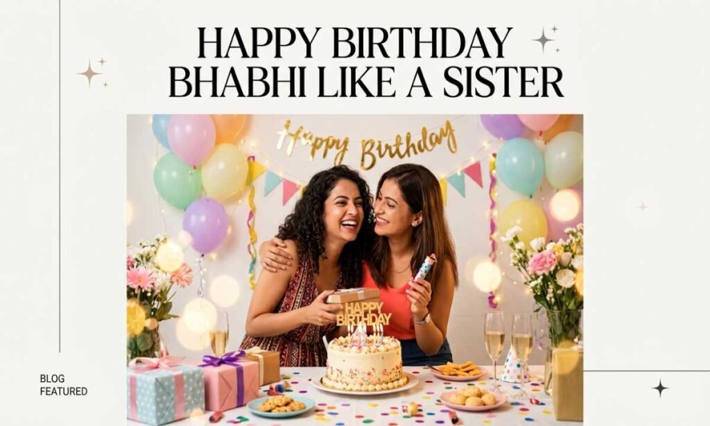 Happy Birthday Lines for Bhabhi Like a Sister
