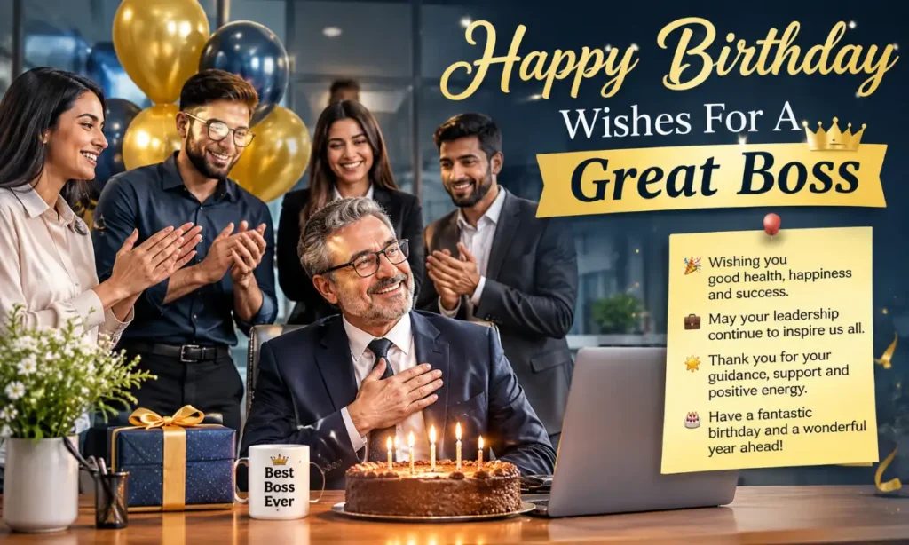 Happy Birthday Wishes For A Great Boss