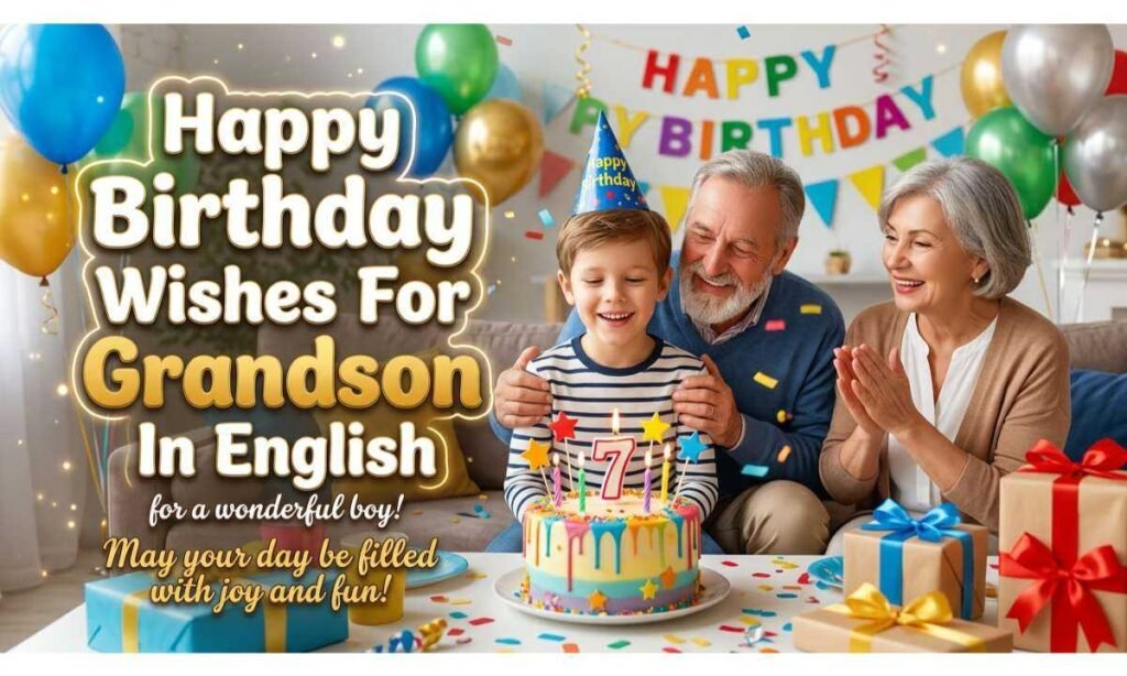 Happy Birthday Wishes For Grandson In English