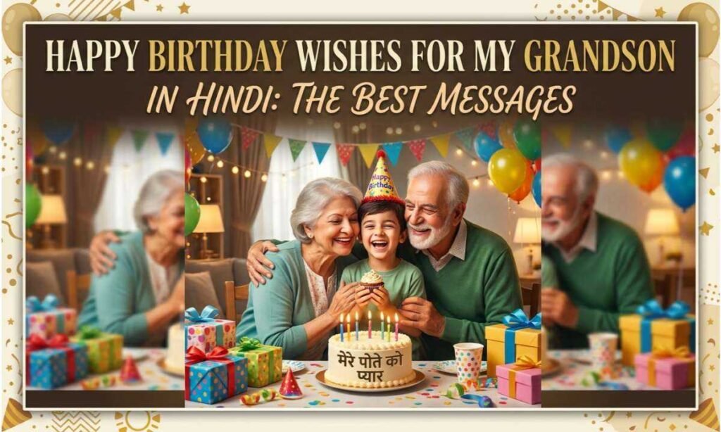 Happy Birthday Wishes For Grandson In Hindi