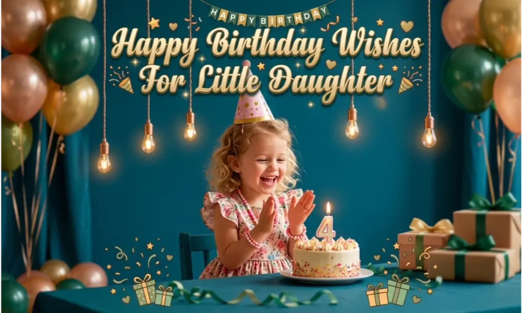 Happy Birthday Wishes For Little Daughter