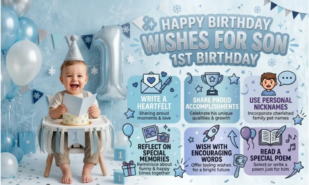 Happy Birthday Wishes For Son 1st Birthday