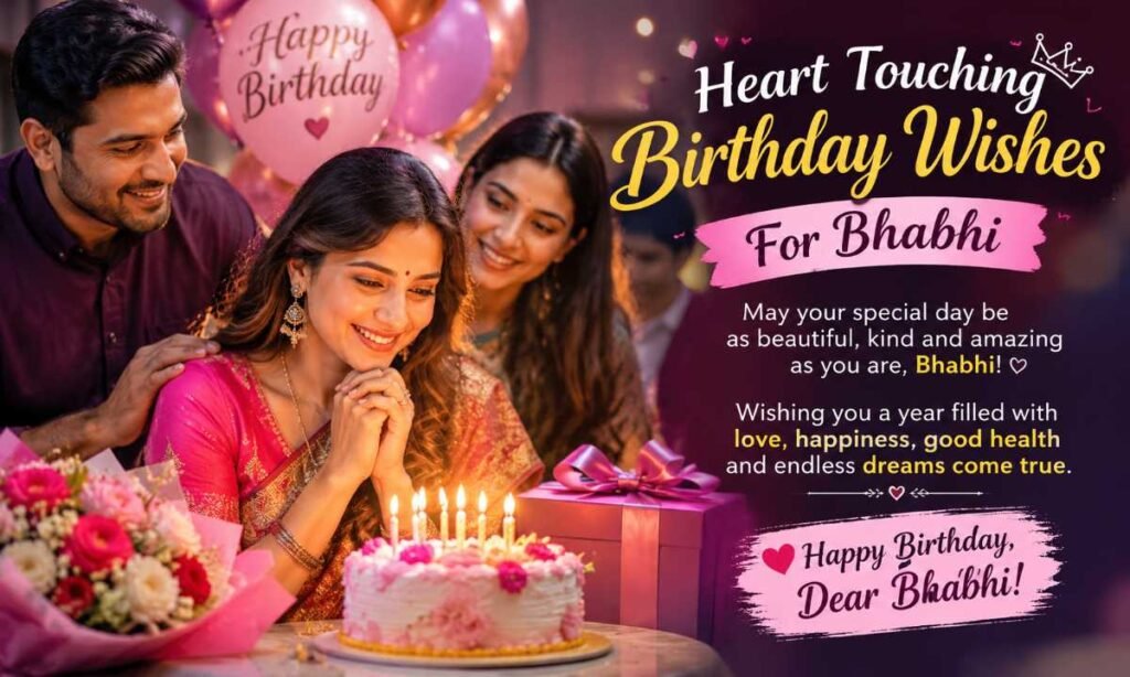 Heart Touching Birthday Wishes For Bhabhi