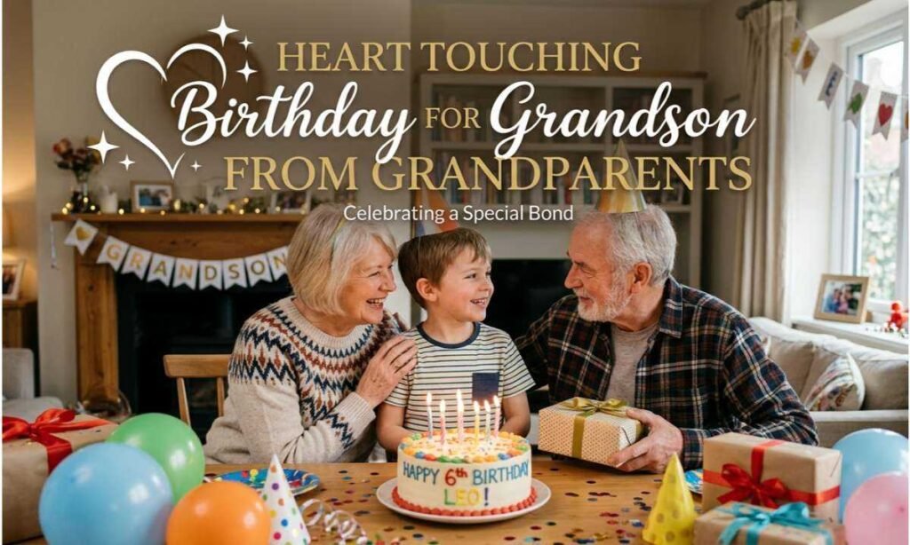 Heart Touching Birthday Wishes for Grandson from Grandparents