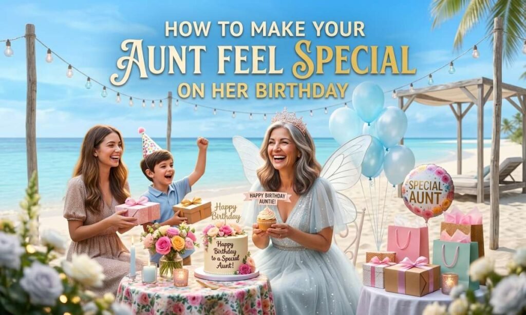How to Make Your Aunt Feel Special on Her Birthday