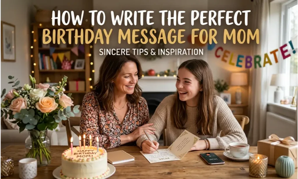 How to Write the Perfect Birthday Message for Mom