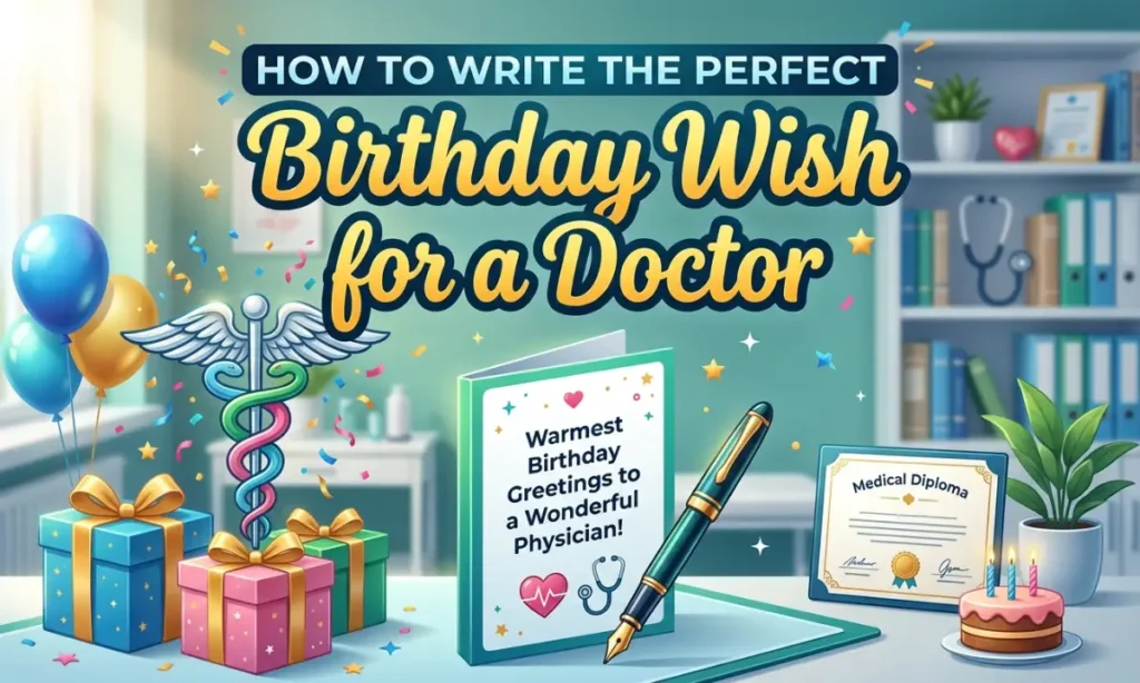 How to Write the Perfect Birthday Wish for a Doctor