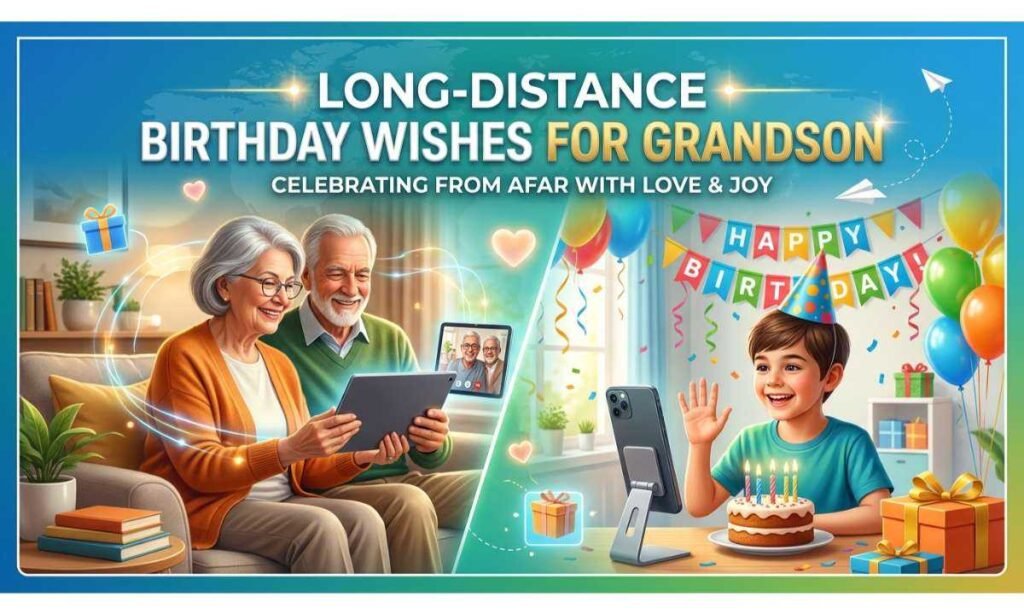Long-Distance Birthday Wishes for Grandson