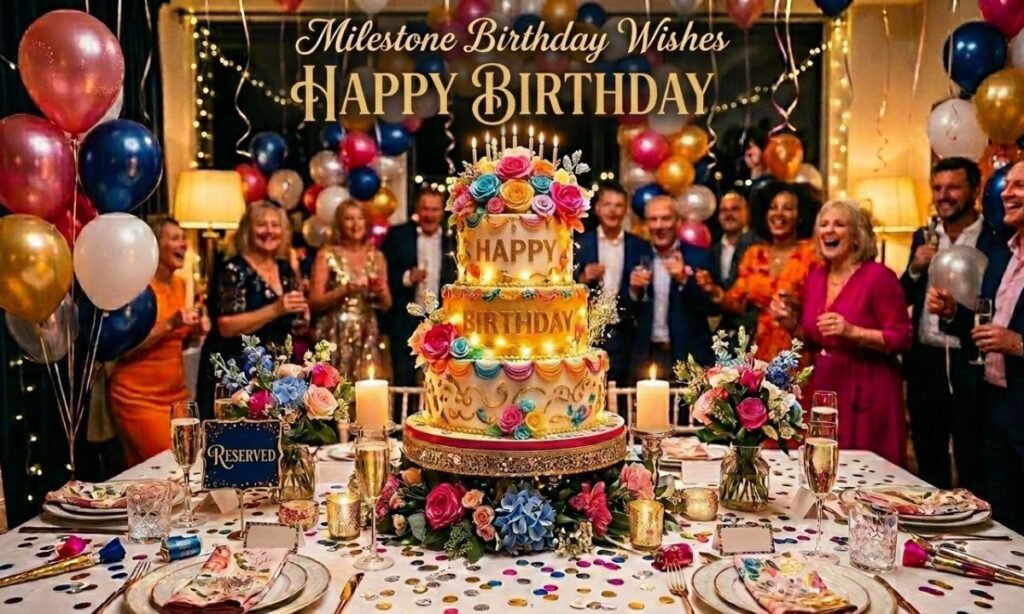 Milestone Birthday Wishes