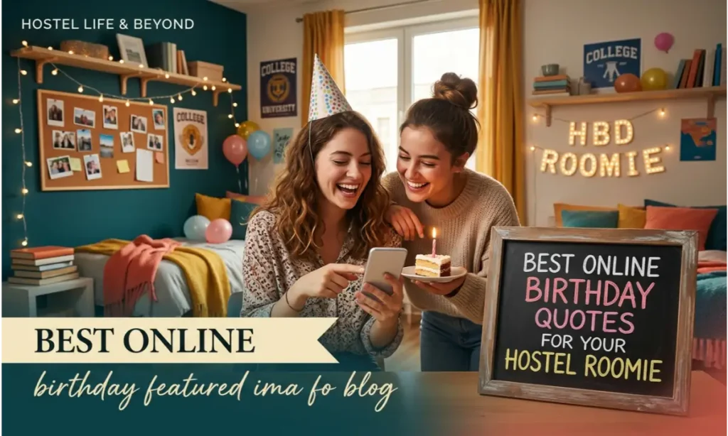 Online Birthday Quotes for Hostel Roomie