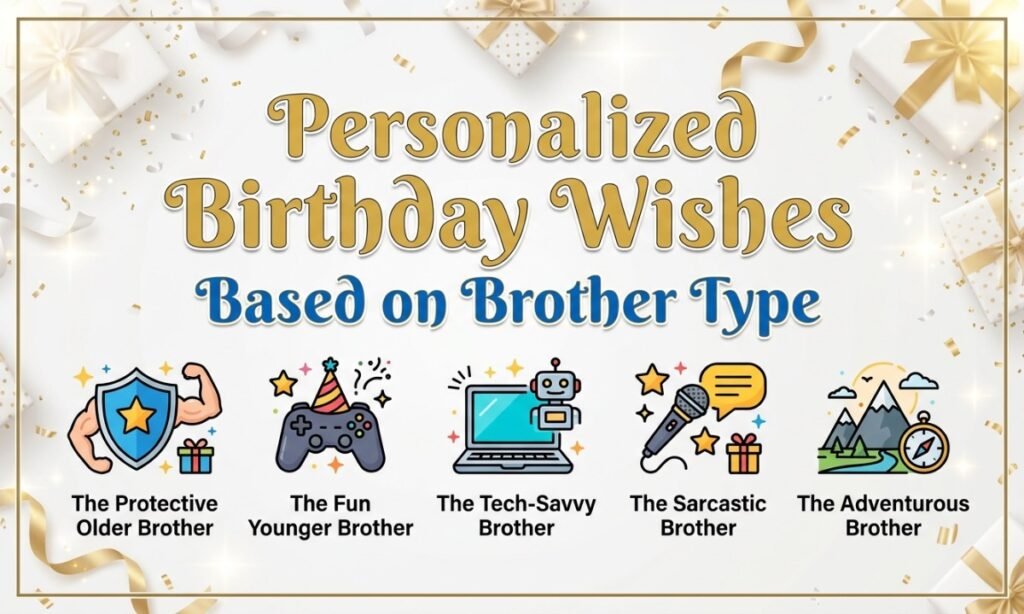 Personalized Birthday Wishes Based on Brother Type