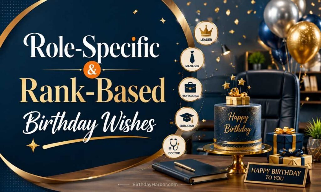 Role-Specific & Rank-Based Birthday Wishes