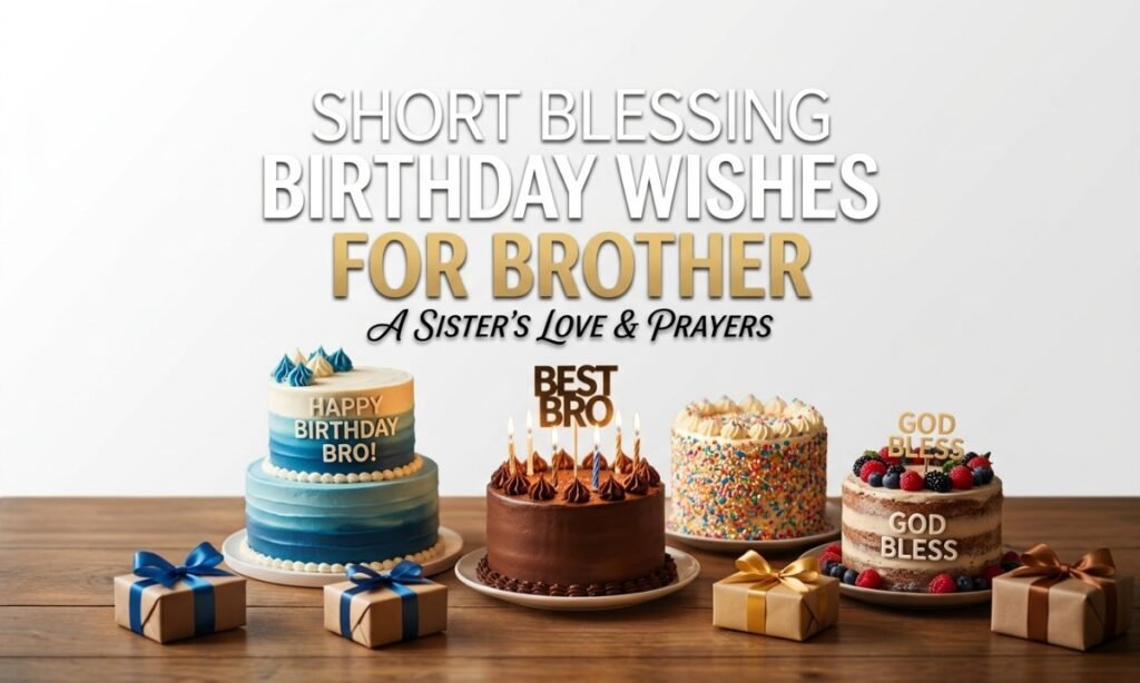 Short Blessing Birthday Wishes For Brother