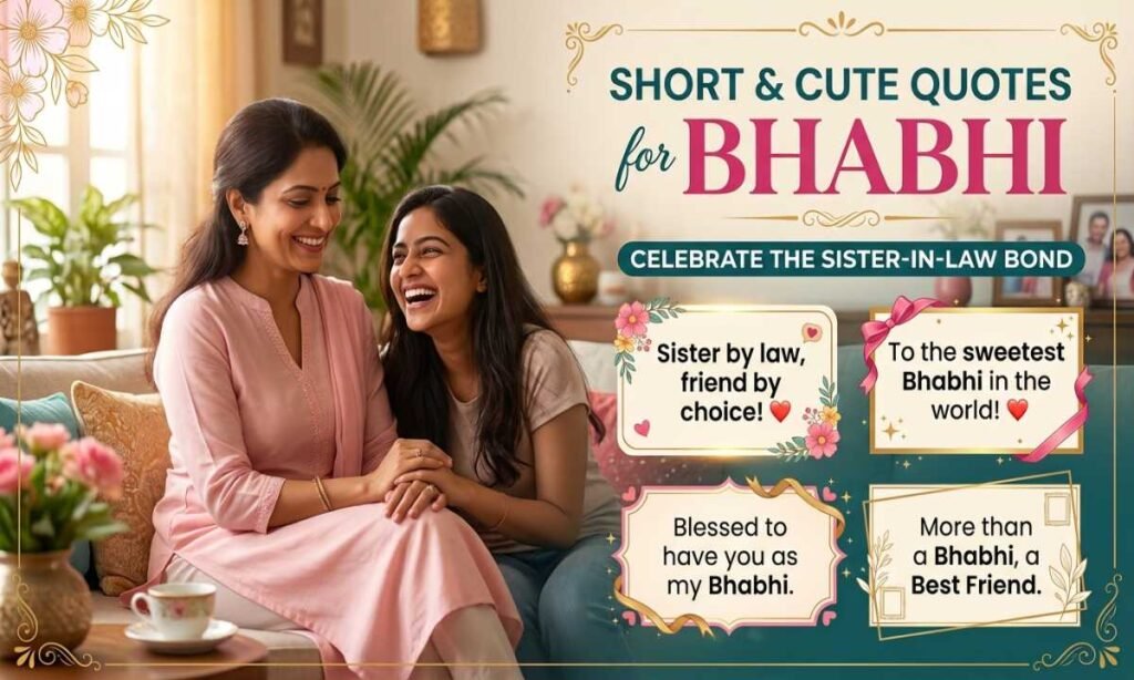 Short & Cute Quotes for Bhabhi