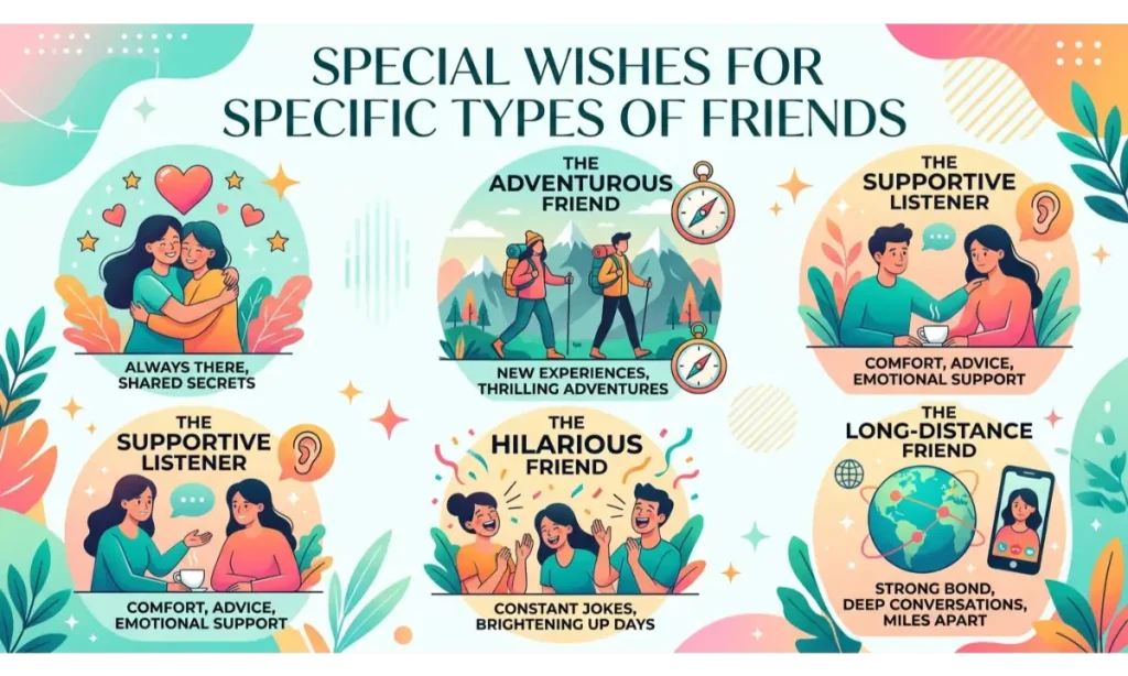 Special Wishes for Specific Types of Friends
