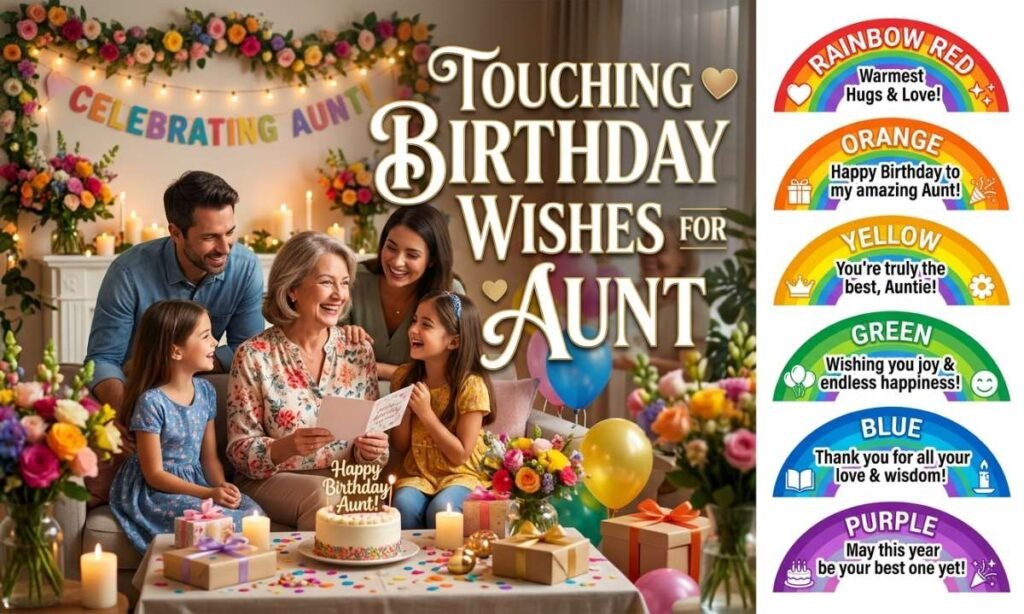 Touching Birthday Wishes For Aunt