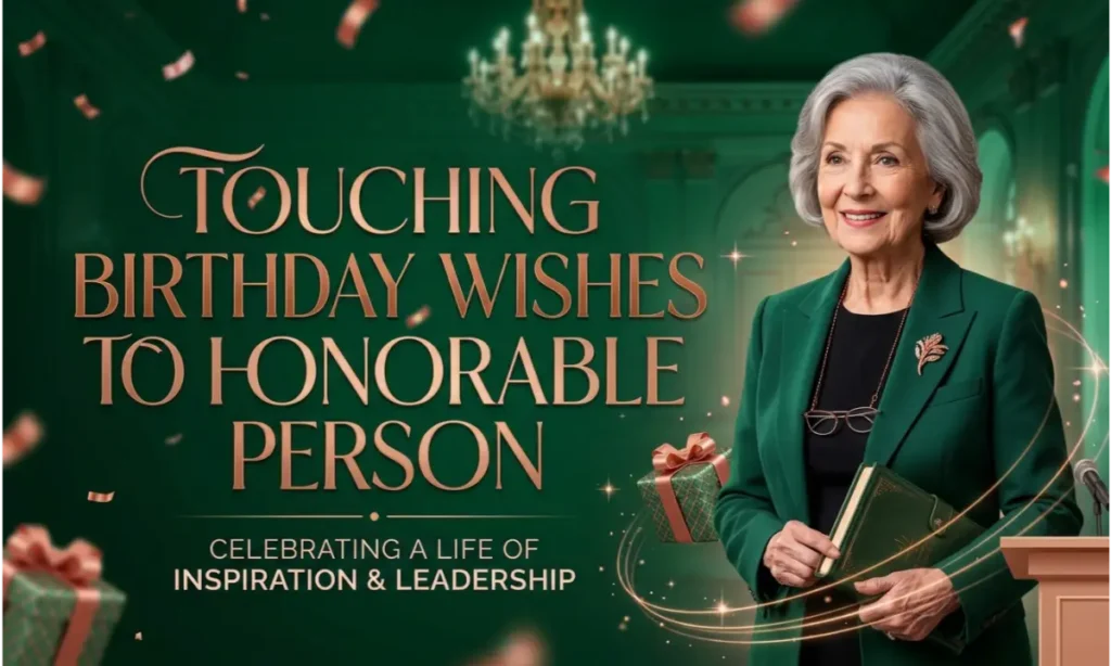 Touching Birthday Wishes To Honorable Person