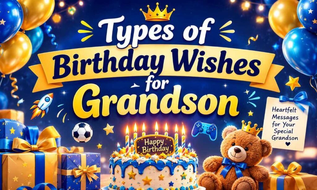 Types of Birthday Wishes for Grandson