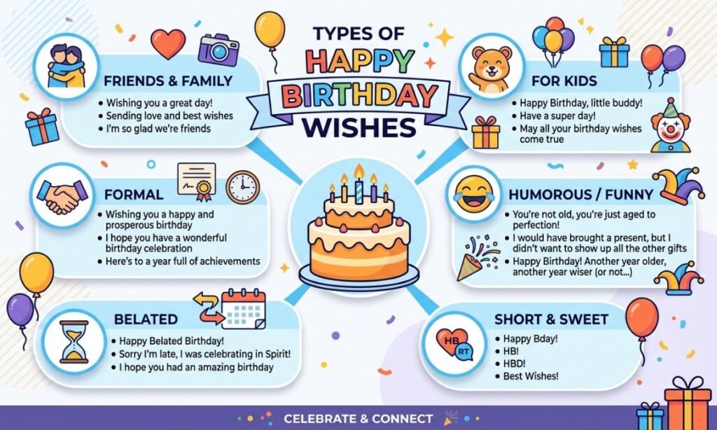 Types of Happy Birthday Wishes