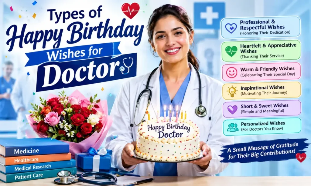 Types of Happy Birthday Wishes for Doctor