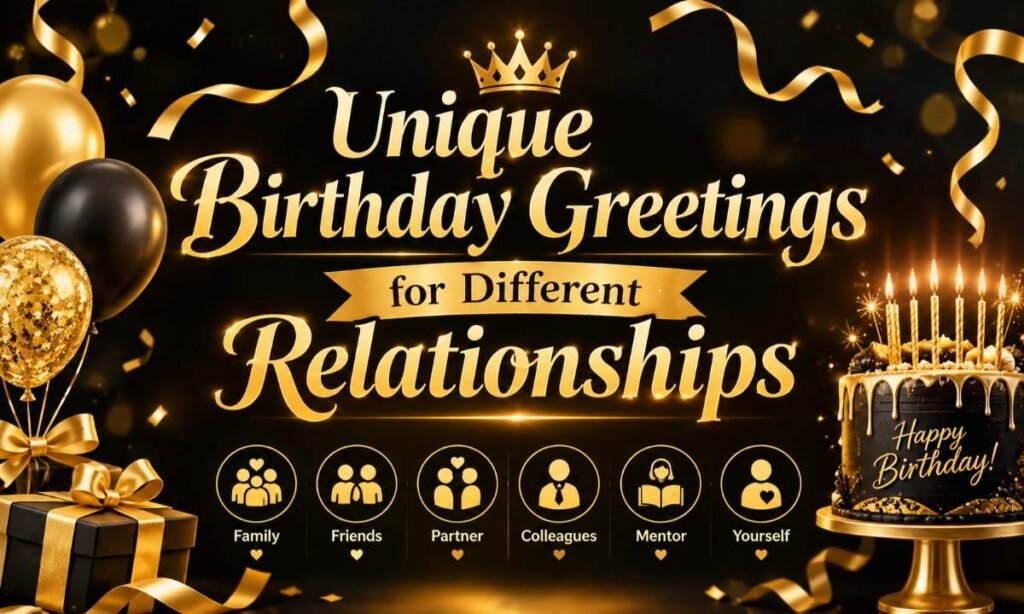 Unique Birthday Greetings